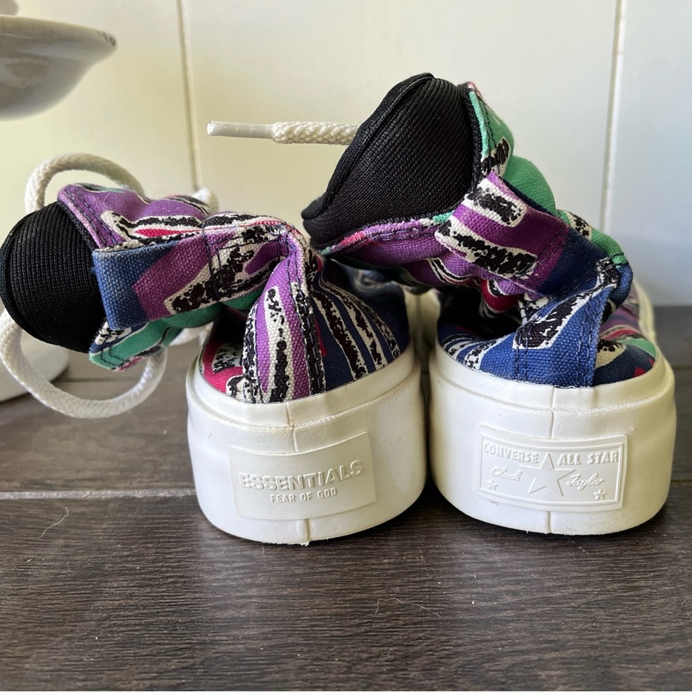 Converse Fear of God Essentials Shoes Vintage Style 80s Mens 6 Women’s 7.5 - Picture 13 of 14